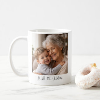Personalisierter Fotobecher – „Beste Oma ever“ Kaffeetasse