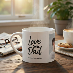 Personalisierter Fotobecher für Papa Individuell Espressotasse