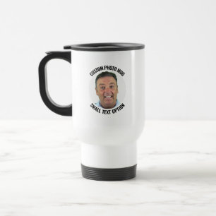 Personalisierter Fotobecher für Reisende mit klein Reisebecher