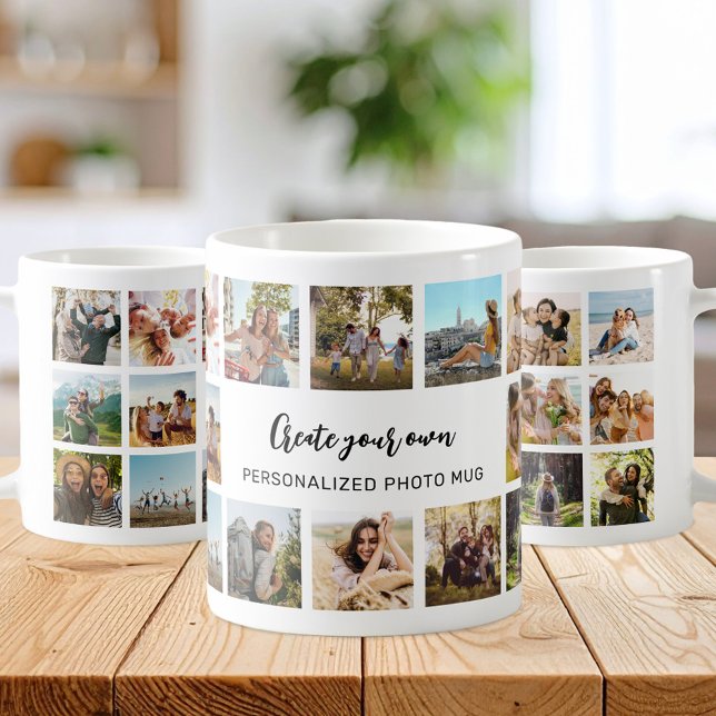 Personalisierter Fotocollage-Becher mit individuel Kaffeetasse (Von Creator hochgeladen)
