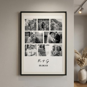 Personalisierter Fotocollagendruck Individuelles G Poster