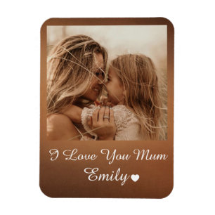 Personalisierter Fotomagnet - Individuelles Mutter Magnet