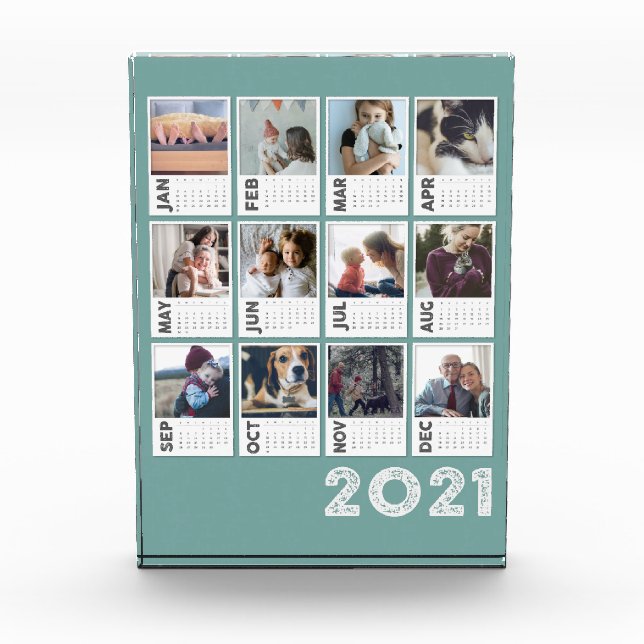 Personalisierter Fotomontage-Block 2021 Fotoblock (Vorderseite)