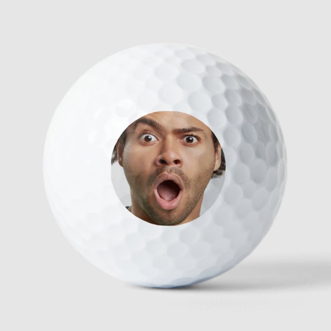 Personalisierter Fotospass Golfball (Vorderseite)