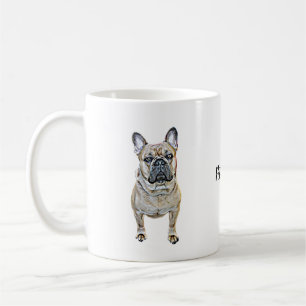 Personalisierter französischer Bulldog Kaffeetasse