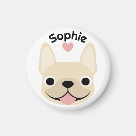 Personalisierter Französischer Bulldogge Magnet, F Magnet