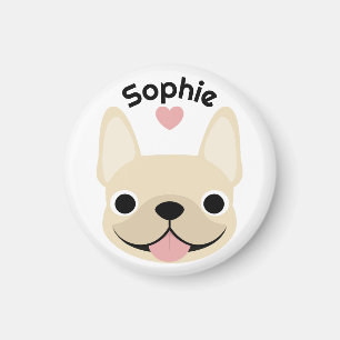 Personalisierter Französischer Bulldogge Magnet, F Magnet