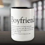 Personalisierter Freund Definition Cooler Spaß Zweifarbige Tasse<br><div class="desc">Personalisieren Sie für Ihren Freund,  um ein einzigartiges Talent,  Weihnachten oder Geburtstag Geschenk zu schaffen. Eine perfekte Art,  ihm zu zeigen,  wie phantastisch er jeden Tag ist. Entwickelt von Thisisnotme©</div>