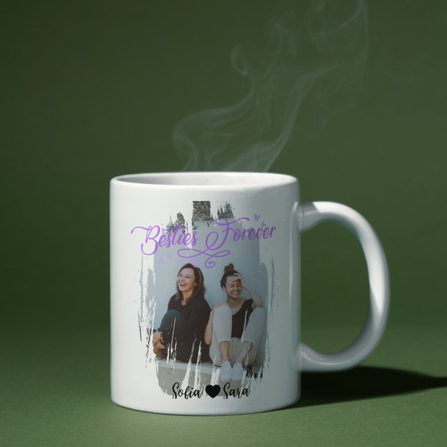 Personalisierter Freundschaftsbecher mit Foto | BF Kaffeetasse (Personalized Best Friend Mug with Photo | BFF Gift


)