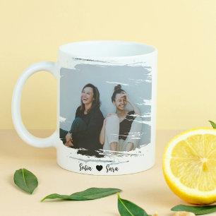 Personalisierter Freundschaftsbecher mit Foto BF Tasse