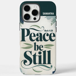 Personalisierter Frieden noch Vintag Christlich iPhone 16 Pro Max Hülle