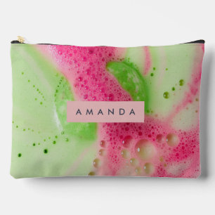 Personalisierter Frischer Wassermelonen-Fizz-Ästhe Zubehörtasche
