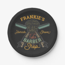 Personalisierter Friseurladen Retro-Haarschnitt-Sh
