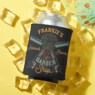 Personalisierter Friseursalon Retro-Haarschnitte R Dosenkühler