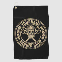 Personalisierter Friseursalon Skull Rockabilon