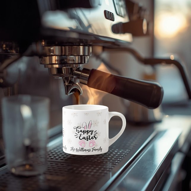 Personalisierter Frohe Ostern Espresso Becher Espressotasse (Von Creator hochgeladen)