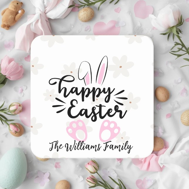 Personalisierter Frohe Ostern Papier Untersetzer (Von Creator hochgeladen)