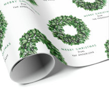 Personalisierter froher Weihnachtskranz