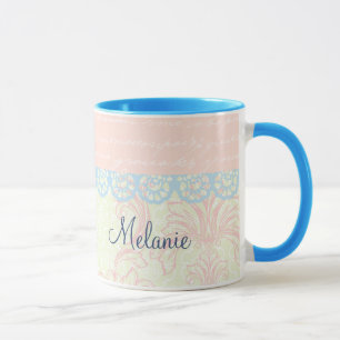 Personalisierter Frühlings-Vintages niedliches Tasse