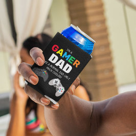 Personalisierter Funny Colorful "GAMER" VATER Dosenkühler