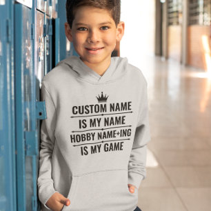 Personalisierter Funny Job und Hobby-Name Hoodie
