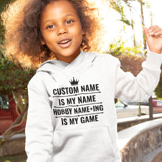 Personalisierter Funny Job und Name des Hobby Hoodie