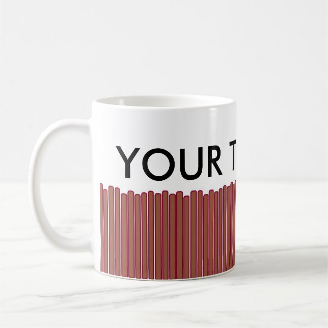 Personalisierter Funny Privacy Fence Graphic Tasse (Links)
