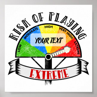 Personalisierter Funny Sport oder Musikdesign Poster