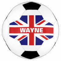 Personalisierter Fußball-Ball der britischen Flagg