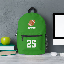 Personalisierter Fußball Bedruckter Rucksack