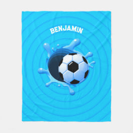 Personalisierter Fußball-Blanket Fleecedecke
