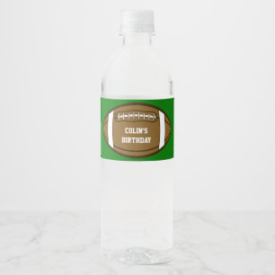Personalisierter Fußball für Jungen, die Sport Lie Wasserflaschenetikett