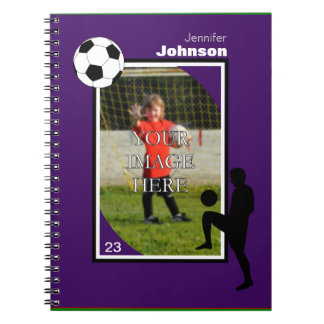 Personalisierter Fußball-/Fußball-Notizblock Notizblock