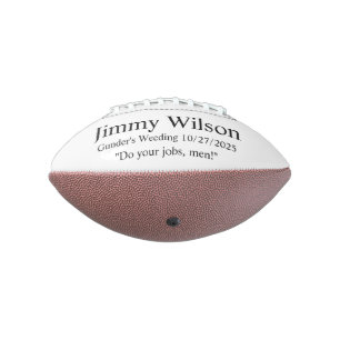 Personalisierter Fußball, Geschenk für Trauzeugen, Football