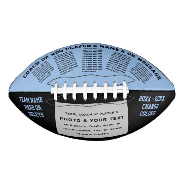 Personalisierter Fußball mit Bild, FARBEN ändern Football (Vorderseite)