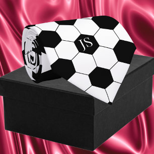 Personalisierter Fußball-Monogramm Krawatte