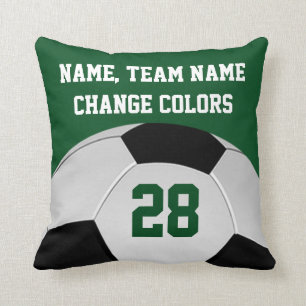 Personalisierter Fußball Pillows Ihren Namen, Tea Kissen