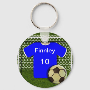 Personalisierter Fußball Schlüsselanhänger