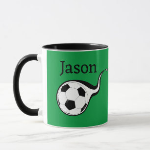 Personalisierter Fußball-Themencocktail Tasse Cup