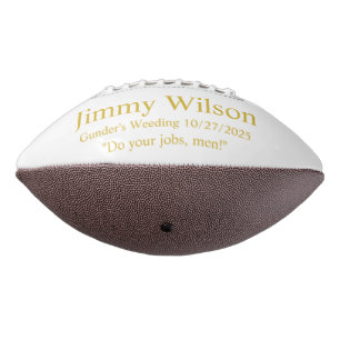 Personalisierter Fußball, Trauzeugen Geschenk, Rin Football
