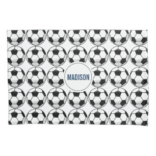 Personalisierter Fußballball mit Teamname und -nu Kissenbezug