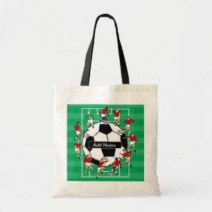 Personalisierter Fußballball und -spieler Tragetasche