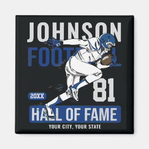 Personalisierter Fußballspieler Magnet