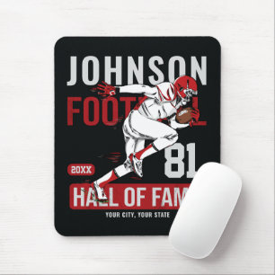 Personalisierter Fußballspieler Mousepad