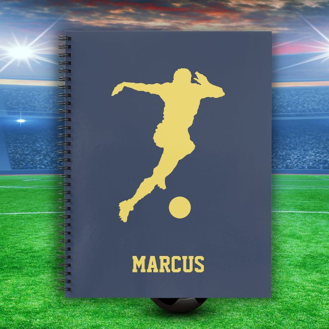Personalisierter Fußballspieler Notizbuch (Von Creator hochgeladen)