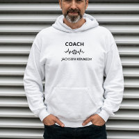 Personalisierter Fußballtrainer Typografie individ