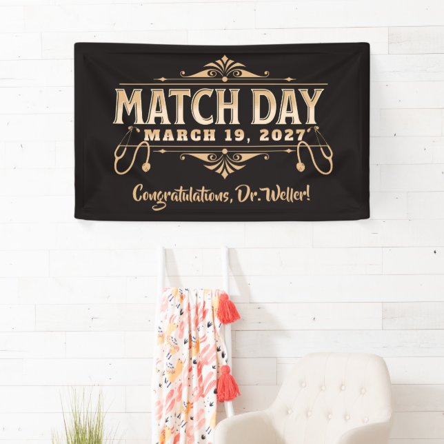 Personalisierter Future Doctor Match Day 2027 Banner (Insitu)