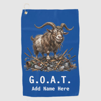 Personalisierter G.O.A.T. Golfhandtuch