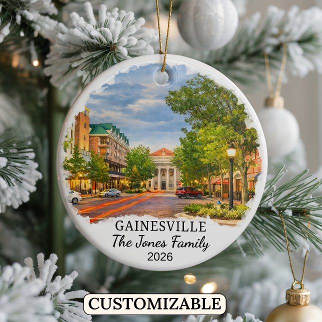 Personalisierter Gainesville-Schmuck, Individuelle Keramik Ornament (Von Creator hochgeladen)