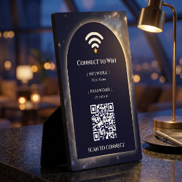 Personalisierter Galaxy-Goldrahmen-Wifi Fotoplatte